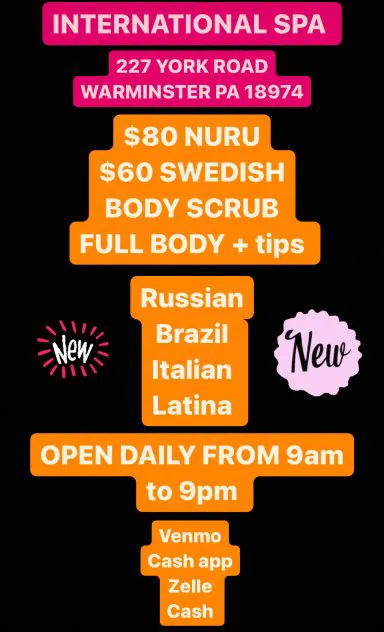 Body Rubs Philadelphia, Pennsylvania Brazilian Massage Spa