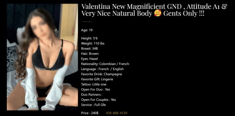 Escorts Montreal, Quebec MONDAY at LUXURY⭐AMY FULL PSE/GFE⭐VALENTINA⭐NEW JAZZ⭐*4* EXCLUSIVE MODELS ✨MOST LUXURIOUS OUTCALL AGENCY IN MTL FOR YOU GENTS✨CONTACT DEE