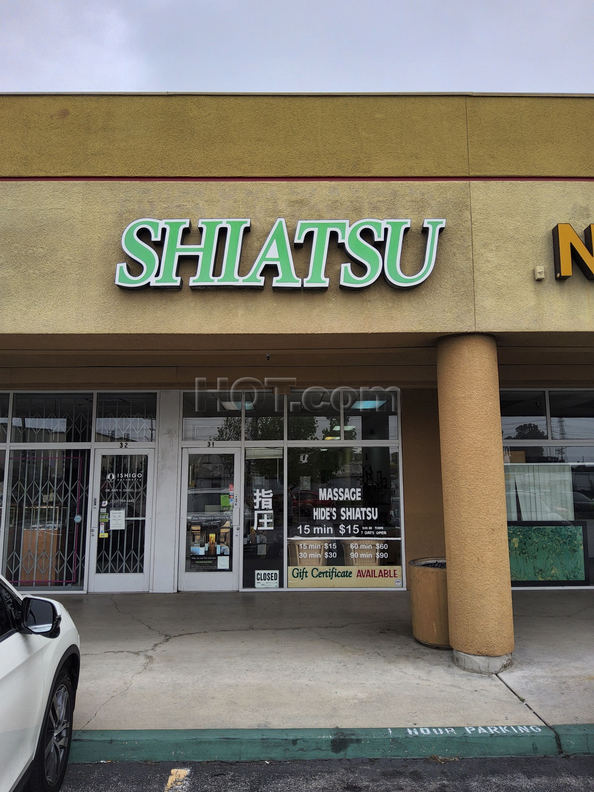 Gardena, California Hide's Shiatsu