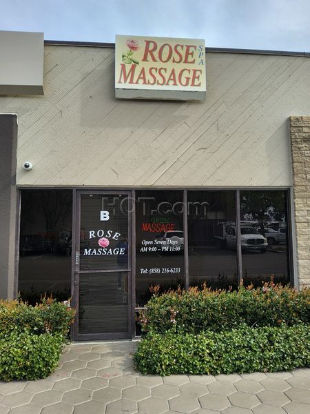 Massage Parlors San Diego, California Rose Massage