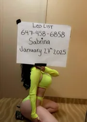 Escorts Brampton, Ontario Sabrina