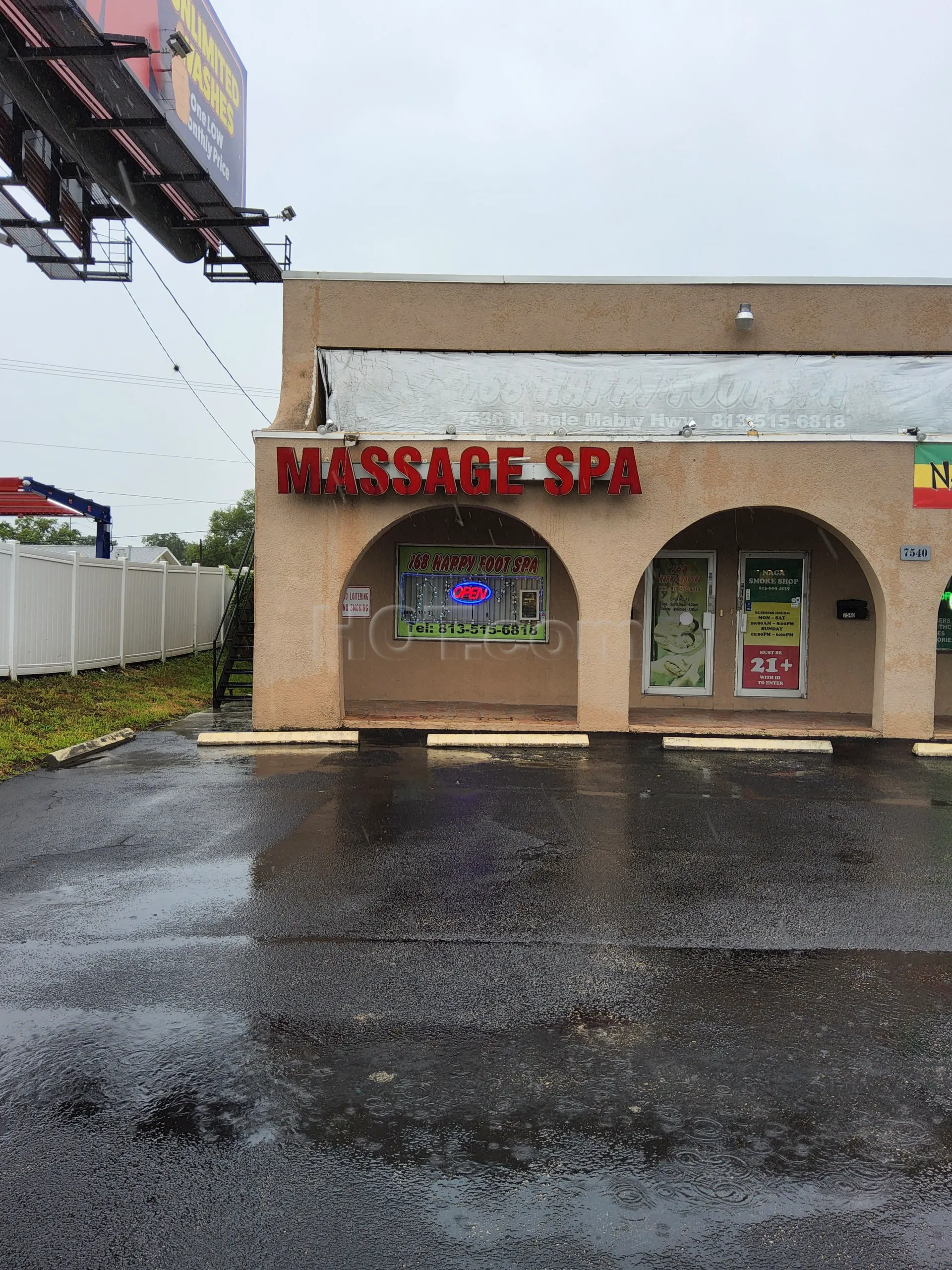 Tampa, Florida 168 Happy Feet Spa & Massage