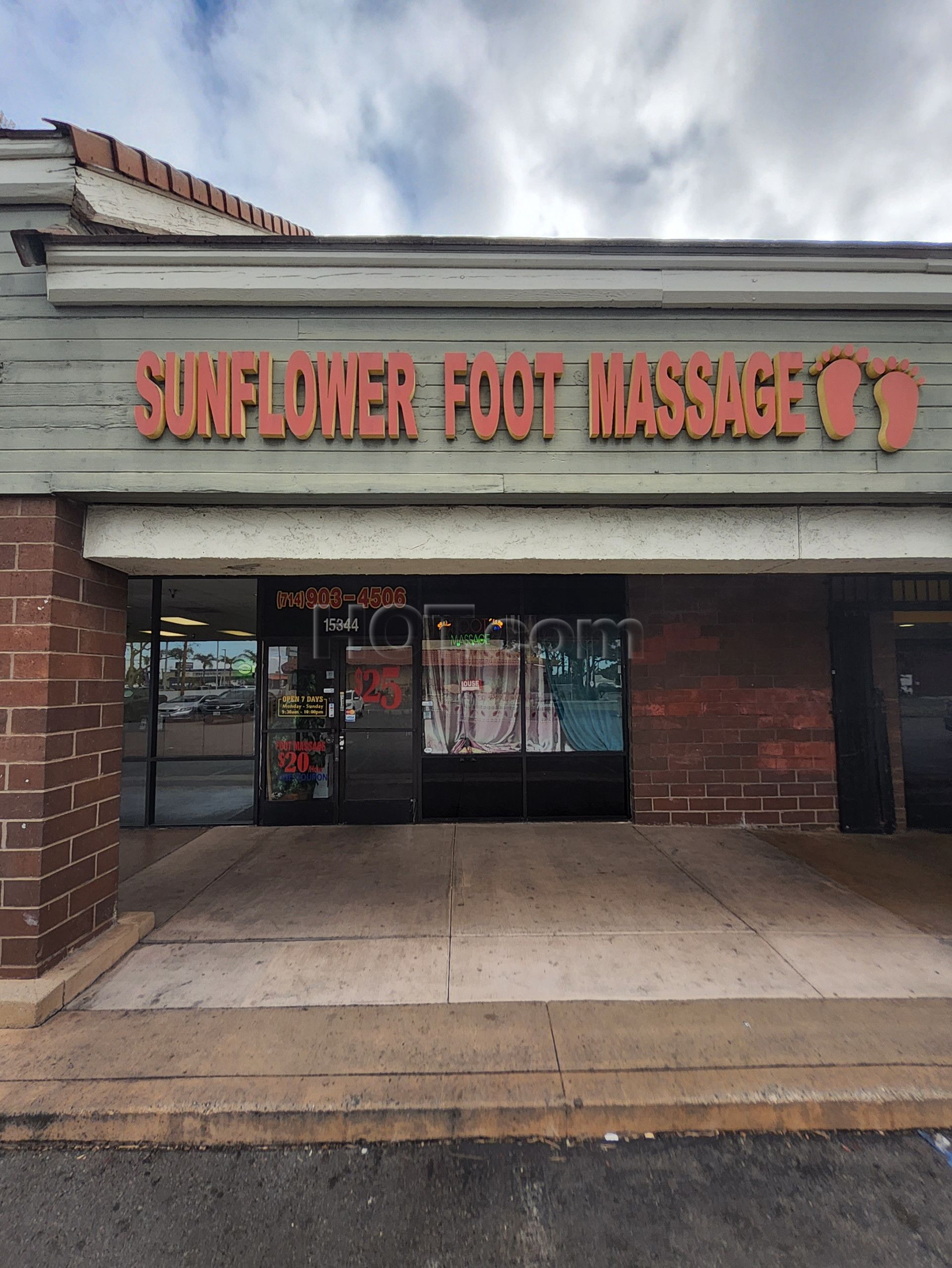 Westminster, California Sunflower Foot Massage