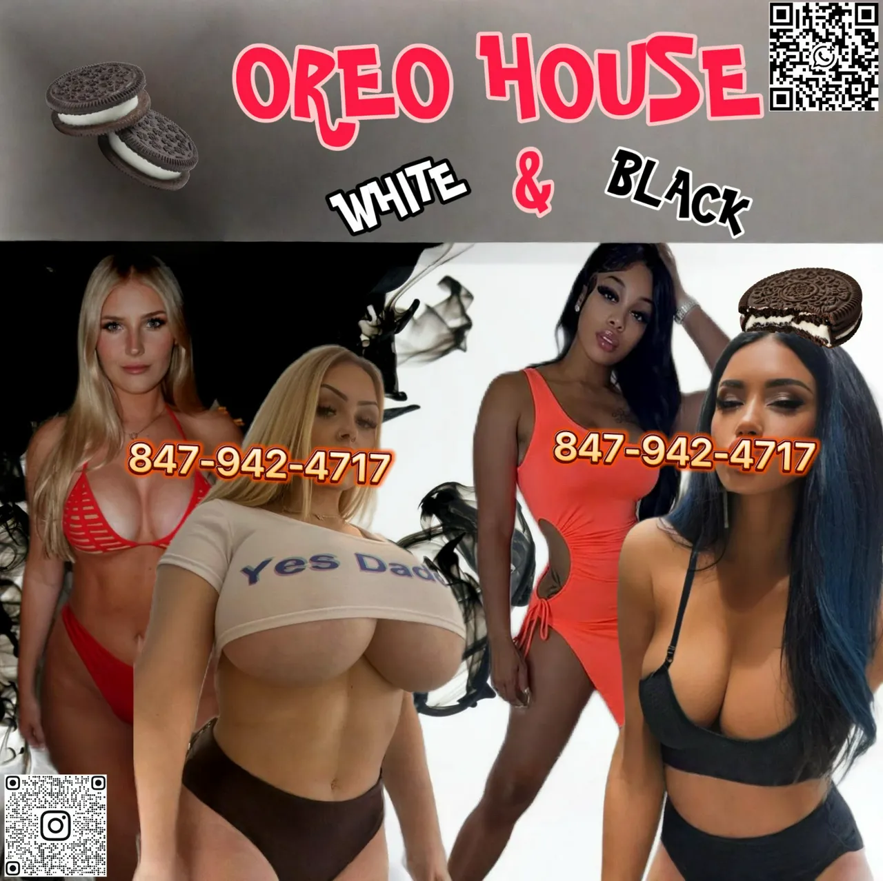 Escorts Chicago, Illinois White & Black