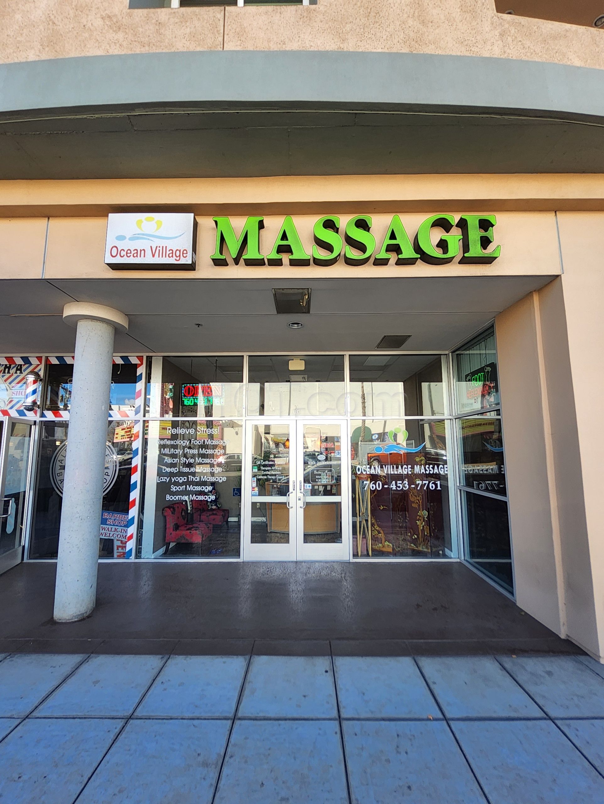 Oceanside, California Ocean Village Massage